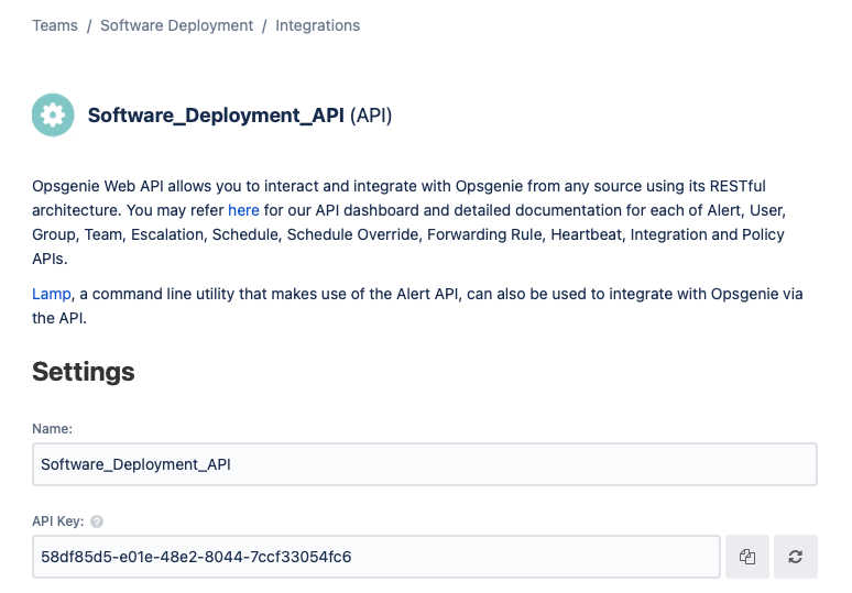Copied API key to the field at update-available.com